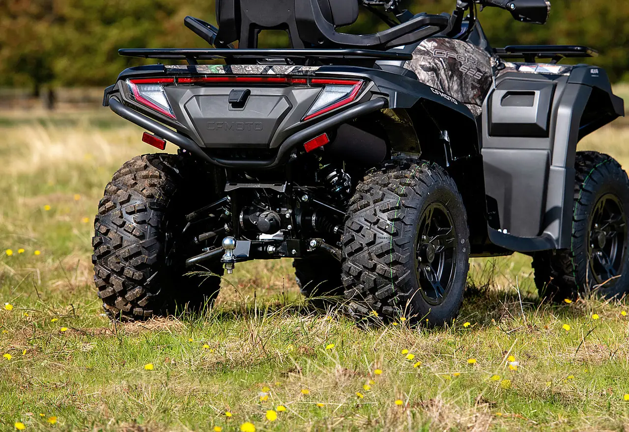 CFMOTO utility quad in open countryside